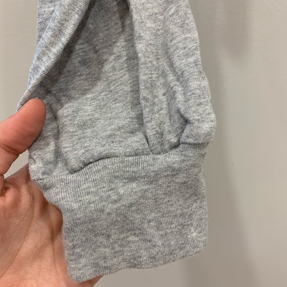 Grey TNA Laid Back Longsleeve crop top - Picture 3 of 10